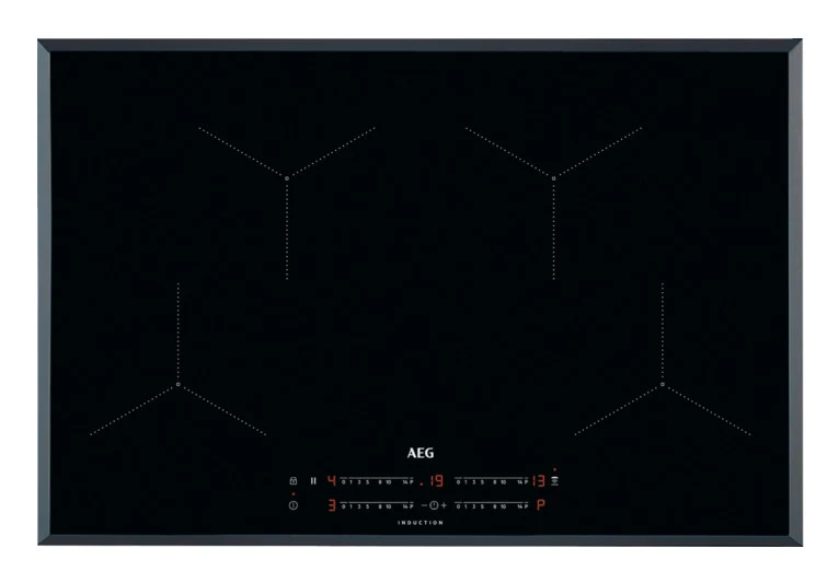 AEG Piano Cottura Induzione IKB84433FB 80cm 4 Fornelli Da Incasso Nero