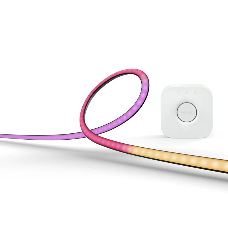 Philips Hue Striscia LED Intelligente Gradient 90cm Nero Bluetooth Zigbee 2200-6500K