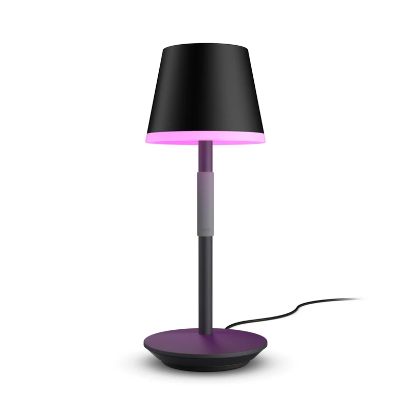 Philips Hue Go Lampada da Tavolo Smart LED Ricaricabile Nero Wireless 530lm
