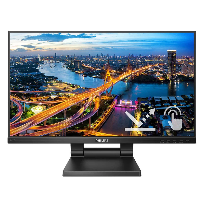 Philips 242B1TC/00 Monitor Touchscreen 23.8" Full HD IPS LED 75Hz Nero