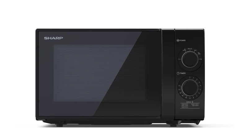Sharp Forno a Microonde YC-GS01E-B 20L 700W Nero Solo Microonde Superficie Piana