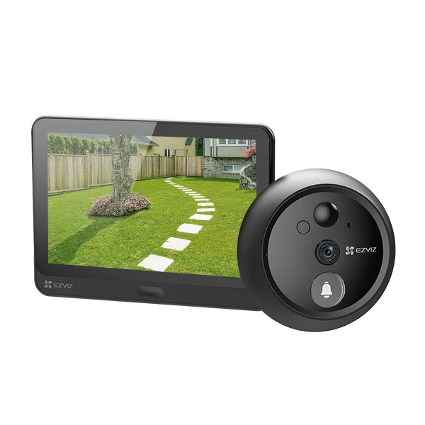EZVIZ CS-HP4 Spioncino Digitale Wi-Fi con Visione Notturna Nero