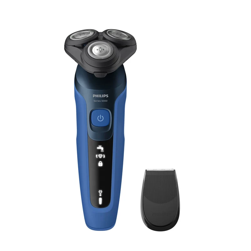 Philips Rasoio Elettrico Serie 5000 S5466/17 Wet & Dry 3 Testine 45min Autonomia