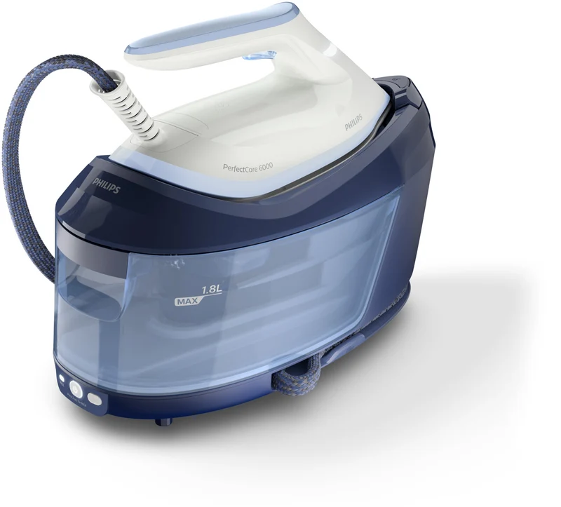 Philips PSG6026/20 Ferro da stiro generatore di vapore 2400W 1,8L 500g/min blu bianco