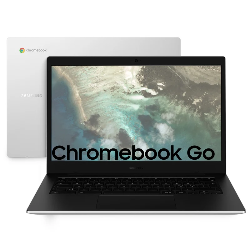 Samsung Galaxy Chromebook Go 14" Celeron N4500 4GB RAM 64GB eMMC Argento