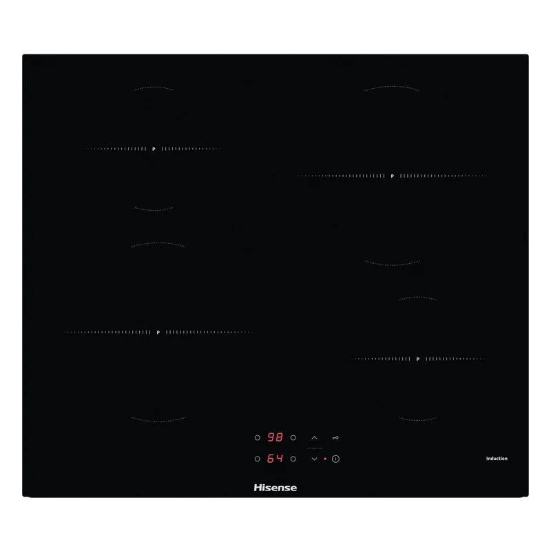Hisense I6421CB Piano Cottura a Induzione 4 Fornelli da Incasso 59.5 cm Nero