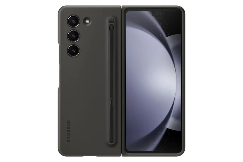Samsung Custodia Slim con Porta S Pen per Galaxy Z Fold5 7.6" Grafite Antiurto