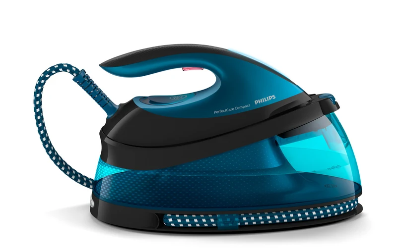 Philips PerfectCare Compact GC7846/80 Ferro da Stiro con Caldaia 2400W 1.5L Blu