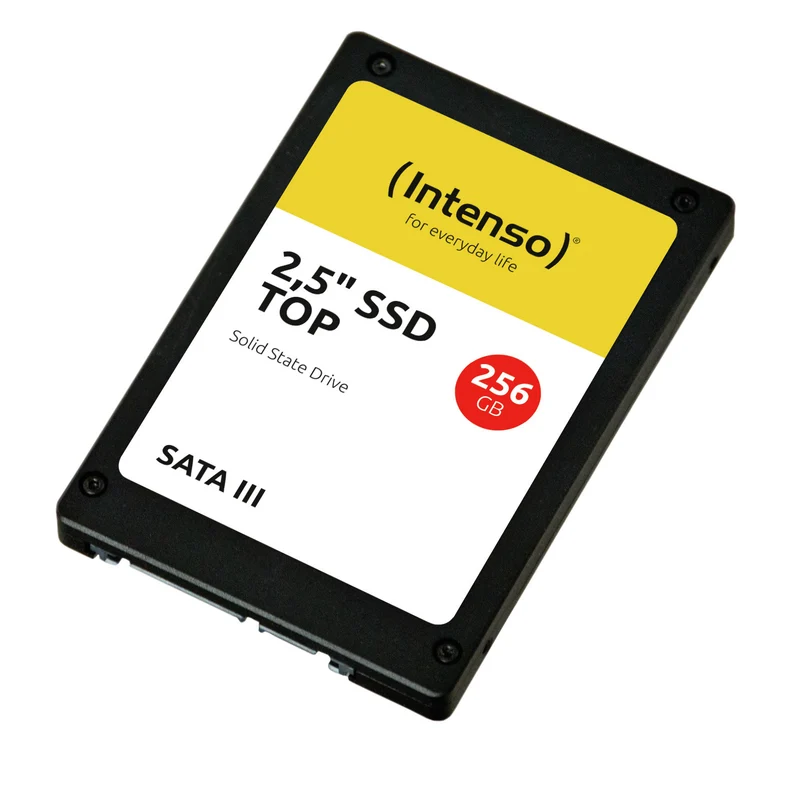 Intenso Top SSD 256GB 2.5" SATA III Nero - Disco a Stato Solido Interno