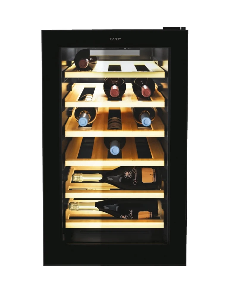 Candy CWCEL 210NF Cantinetta Termoelettrica 21 Bottiglie Libera Installazione Nera