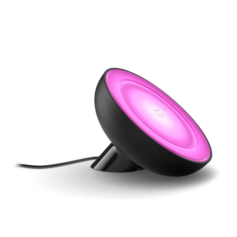 Philips Hue Bloom Lampada da Tavolo Smart LED 6W Nero Dimmerabile Bluetooth Zigbee