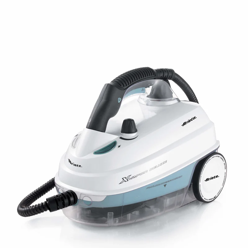 Ariete XVapor Deluxe 4146 Pulitore a Vapore 1500W 5 bar 1,6L Bianco e Blu