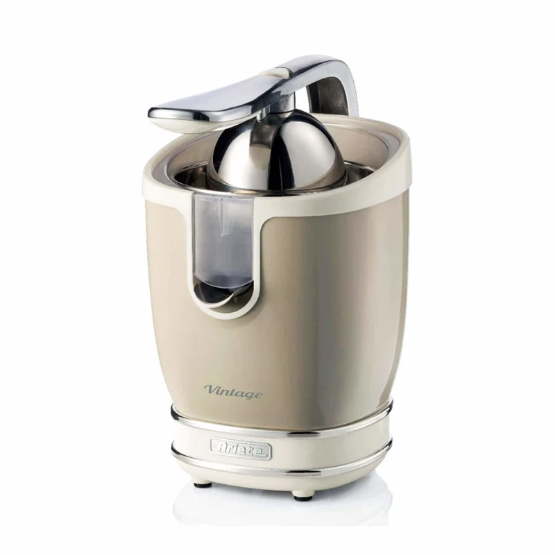 Ariete Spremiagrumi Elettrico 413 Beige Design Vintage Motore Silenzioso Salvagoccia