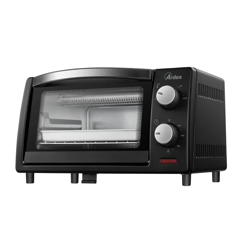 Ardes AR6211B Forno Elettrico 10 Litri Nero con Termostato Regolabile e Timer