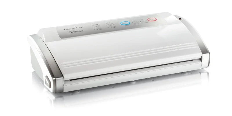 Magic Vac Dinamika Macchina Sottovuoto Automatica Argento e Bianco 800 mbar 220W