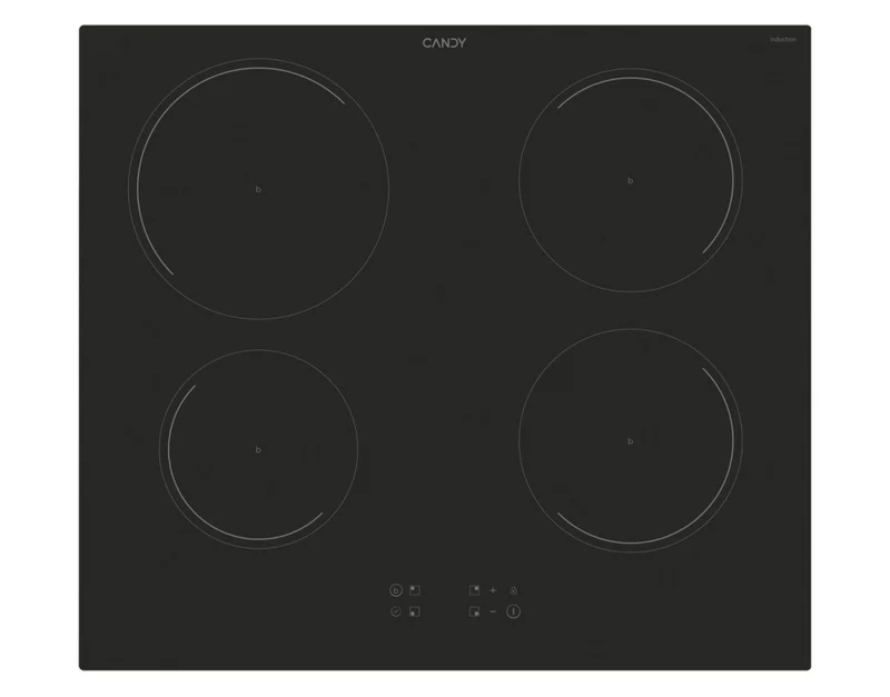 Candy CITT642C/E1 Piano Cottura Induzione 4 Fornelli 60cm da Incasso Nero