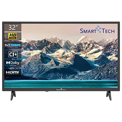 SMART TECH TV LED 32 Pollici HD 32HN10T2 Nero - Televisore