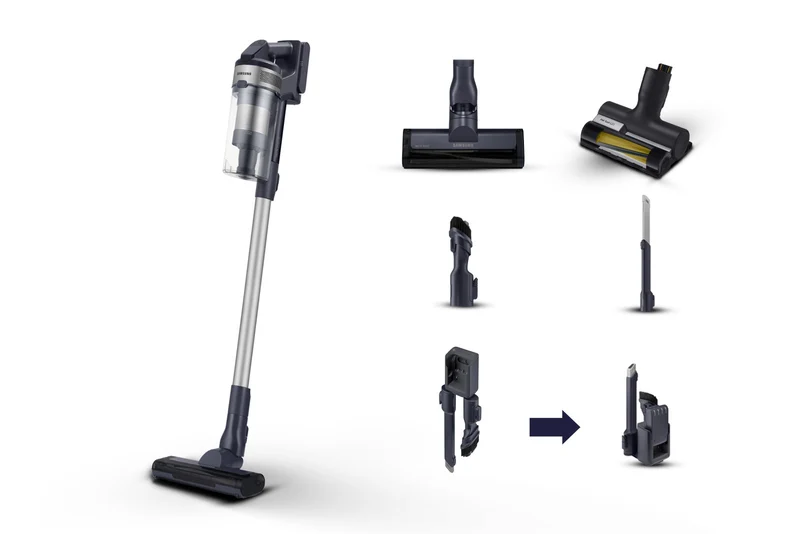 Samsung Aspirapolvere Senza Filo Jet 65 Pet VS15A60AGR5 Nero/Argento 150W 40min