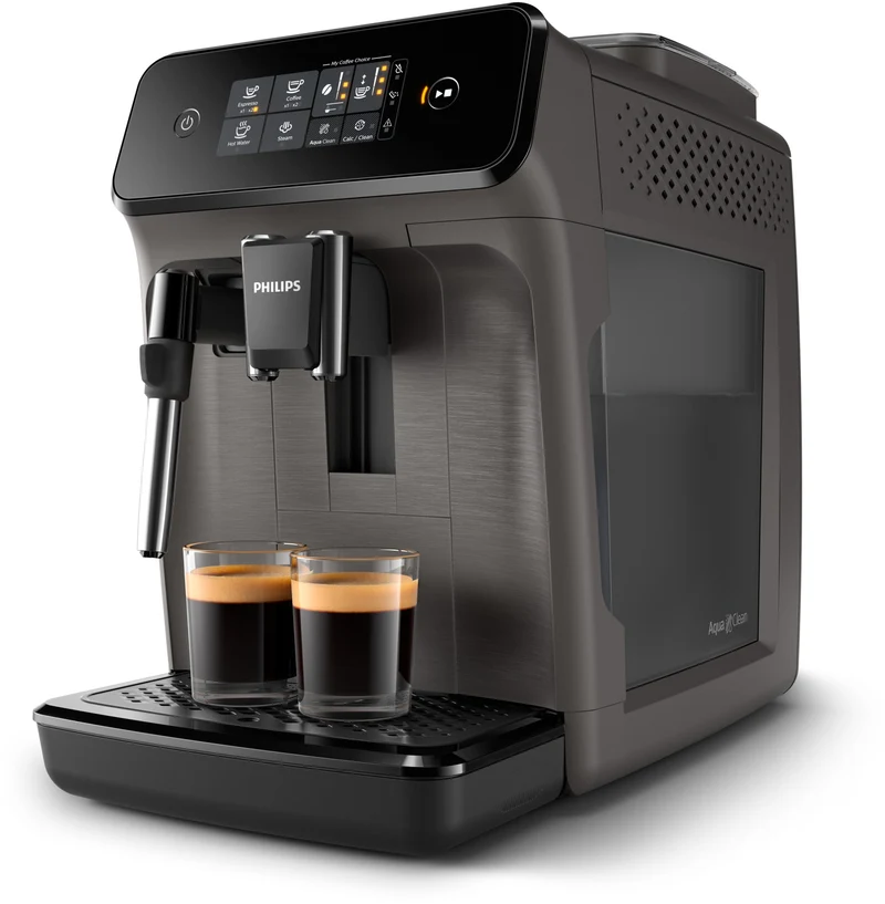Philips Macchina per Espresso Automatica Serie 1200 EP1224 con Macinatore Nero