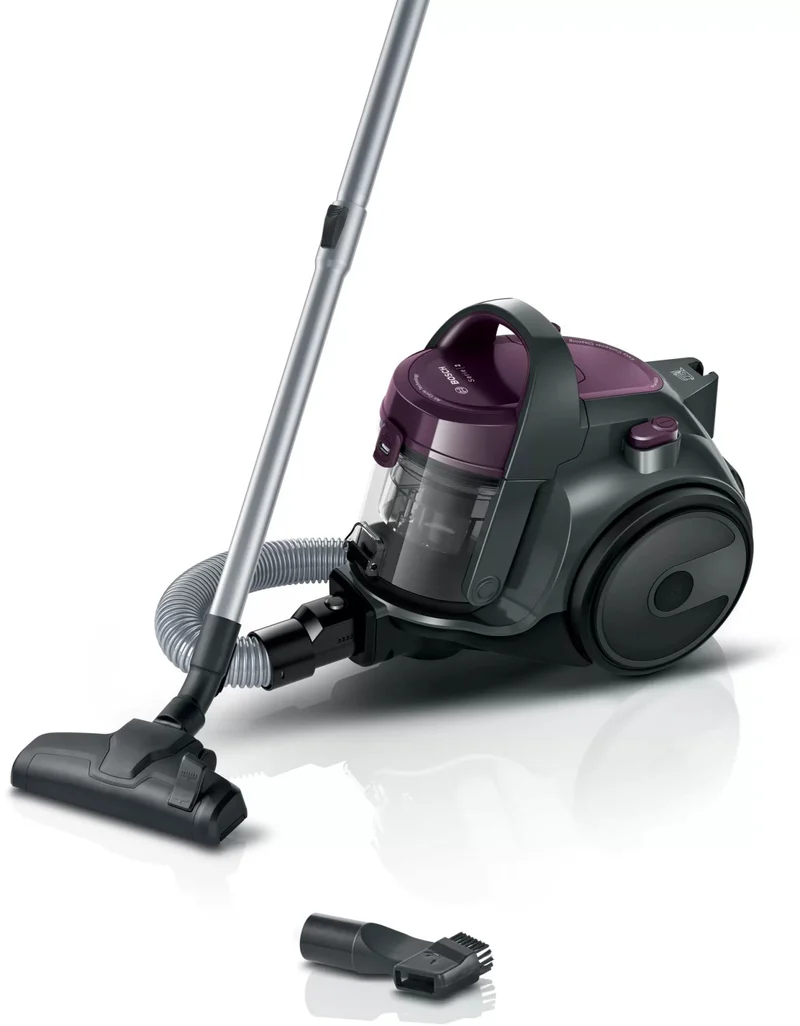 Bosch BGC05AAA1 Serie 2 Aspirapolvere senza sacco a cilindro 700W 1,5L Grigio