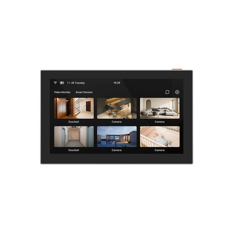 EZVIZ SD7 Monitor Wireless Touchscreen con Batteria Nero 17,7 cm Wi-Fi