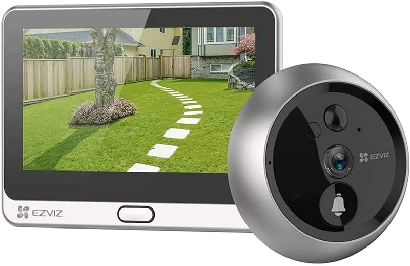 EZVIZ DP2C Spioncino Digitale con Telecamera 2MP Full HD e Display 4.3" Wireless