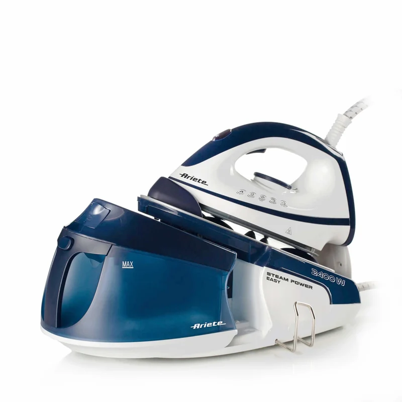 Ariete Steam Power Easy 5571 Ferro da stiro a vapore 2400W 1,8L 120g/min Blu/Bianco