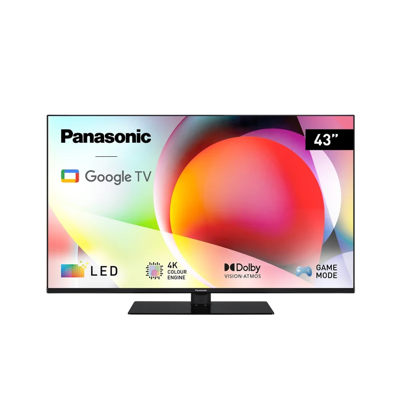 Panasonic TN-43W70AEZ Smart TV 43" 4K Ultra HD LCD Google TV Wi-Fi Bluetooth Nero