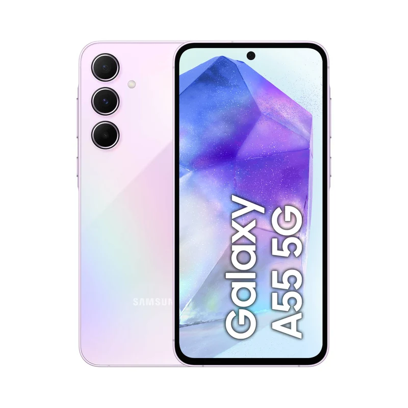 Samsung Galaxy A55 5G Smartphone 256GB Lilac 6.6" Super AMOLED 8GB RAM