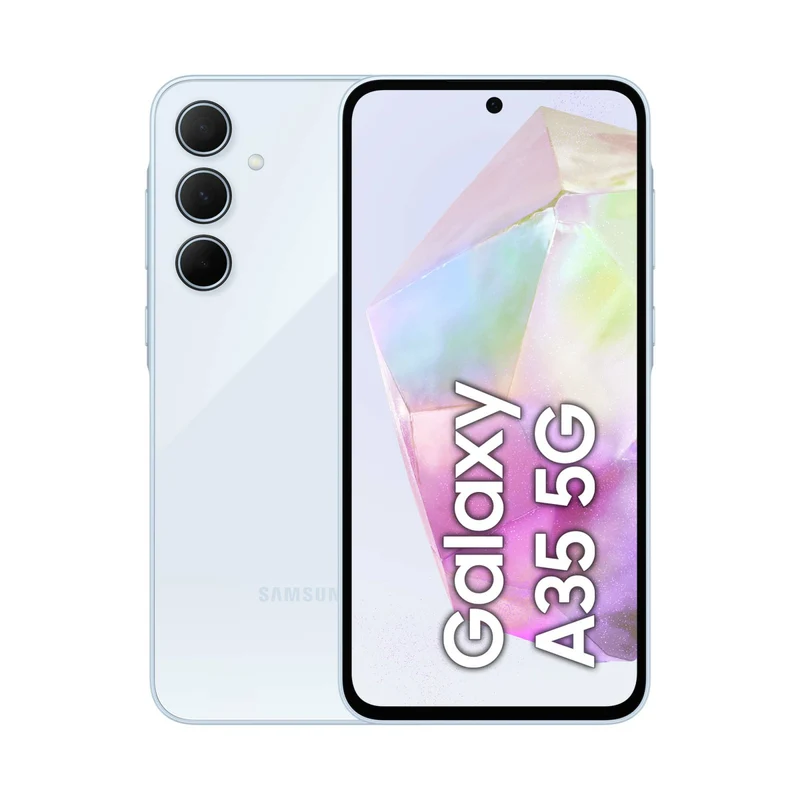 Samsung Galaxy A35 5G Smartphone 6.6" FHD+ 128GB 6GB RAM Android 14 Awesome Iceblue