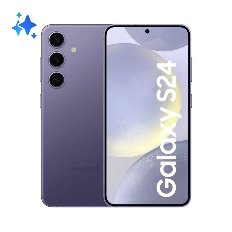Samsung Galaxy S24 Smartphone 6.2" 256GB 5G Fotocamera 50MP RAM 8GB Viola Cobalto