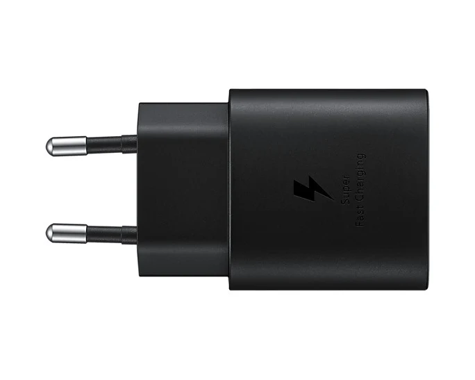 Samsung Caricabatterie Universale USB-C Ricarica Rapida 25W Nero EP-TA800NBEGEU
