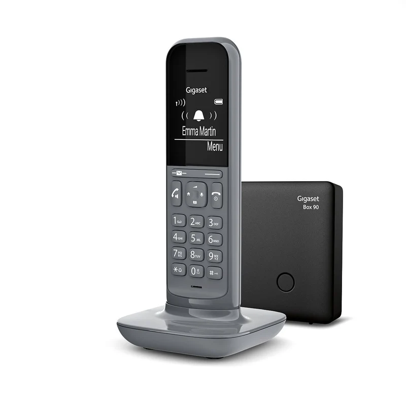 Gigaset CL390 Telefono Cordless DECT Grigio con Display 2" e Vivavoce - Raggio 300m