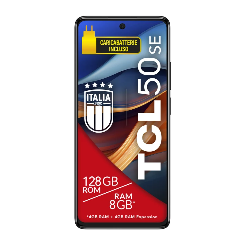 TCL 50 SE Smartphone 6.78" 128GB 4G Android 14 Grigio - Fotocamera 50MP