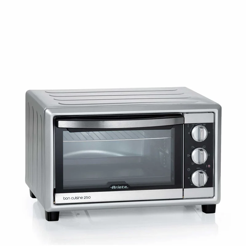 Ariete 984 Forno Elettrico Ventilato 25L 1500W Doppio Vetro Timer 60min 3 Mensole