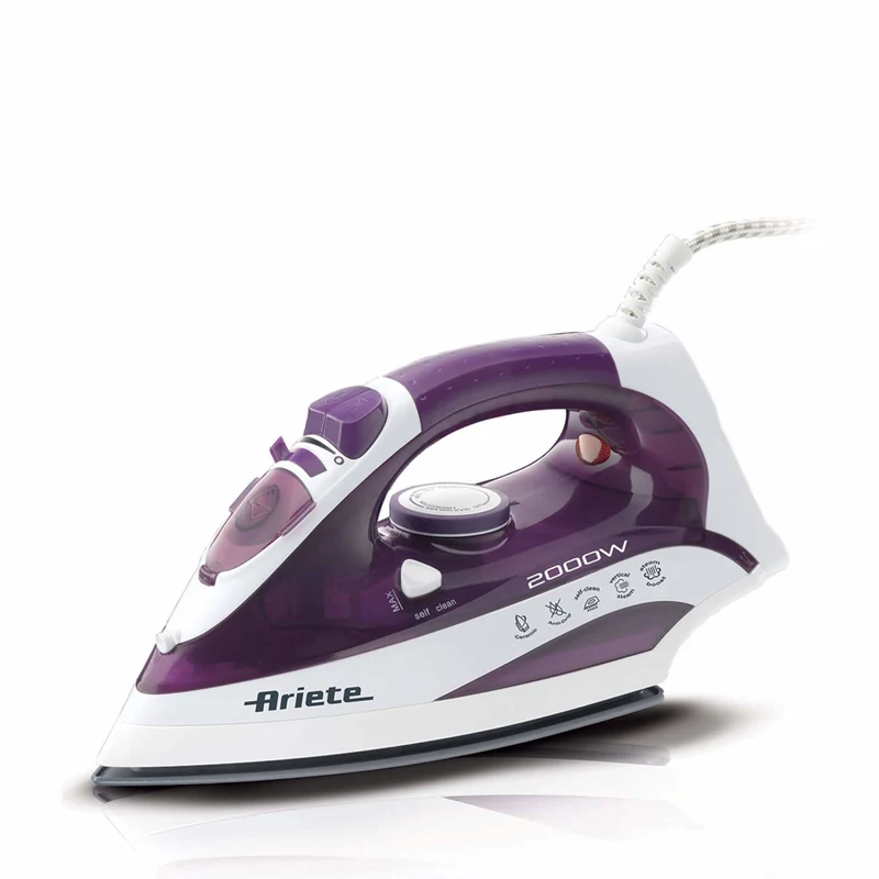 Ariete 6235 Ferro da Stiro a Vapore Viola Piastra Ceramica 2000W 0,3L