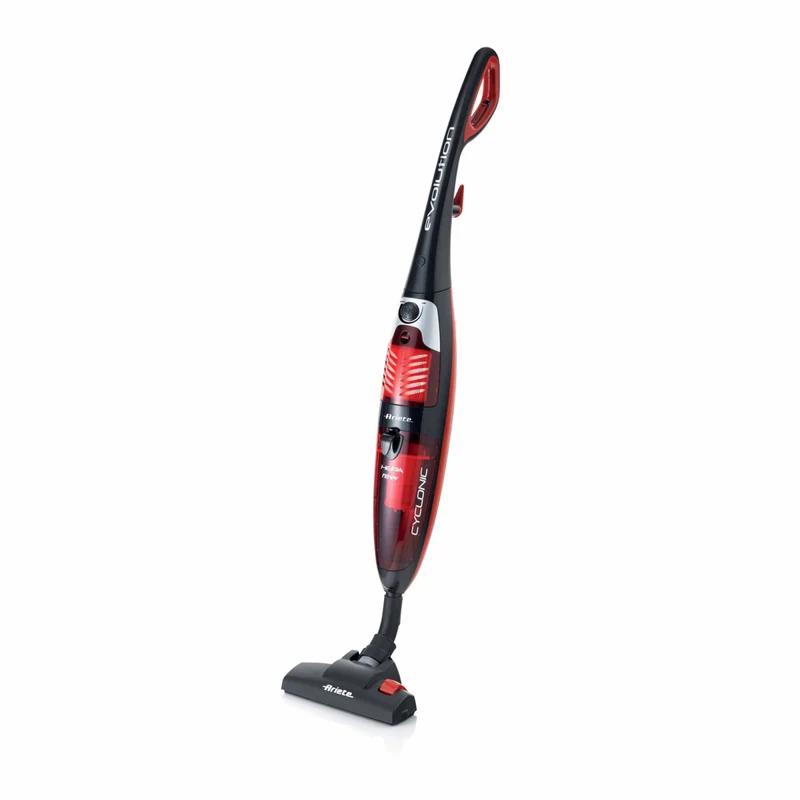 Ariete 2772 Evolution Scopa elettrica senza sacco 600W motore ciclonico rosso e nero
