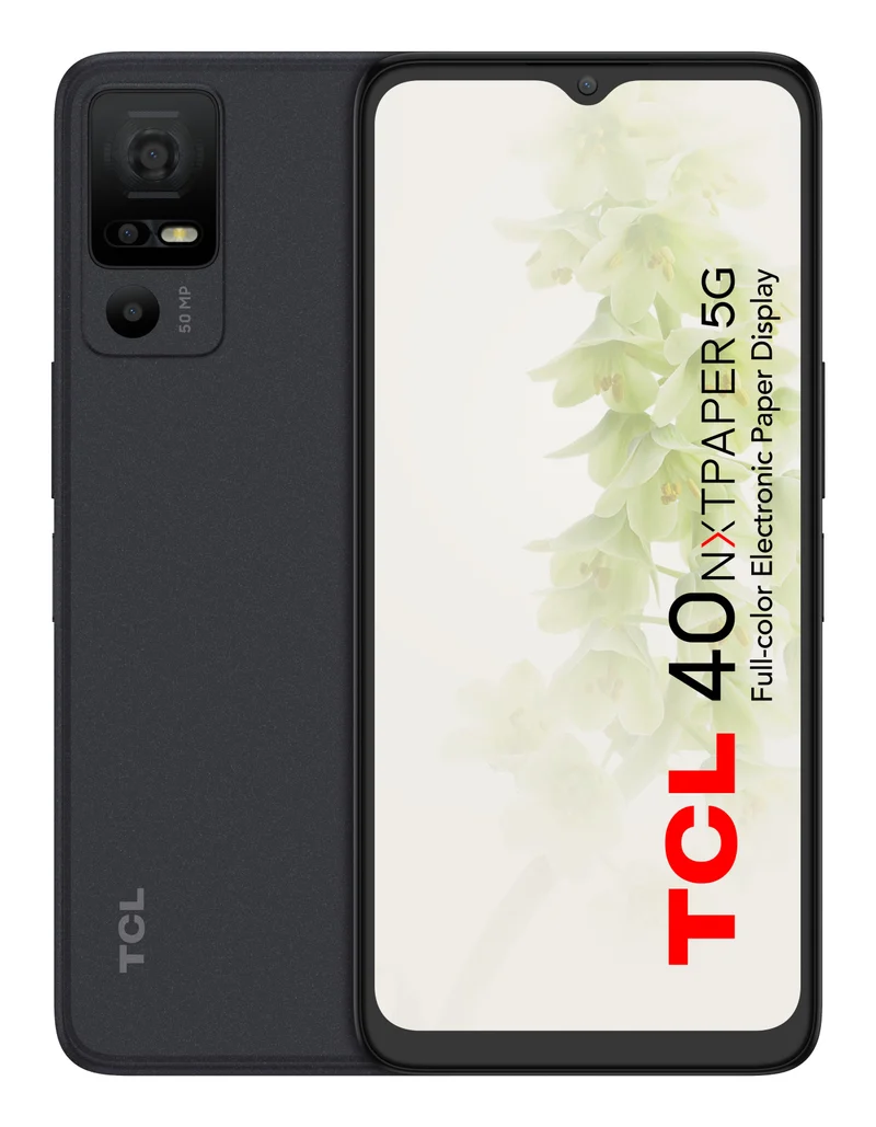 TCL 40 NXTPAPER Smartphone 5G 6.6" 256GB Nero Android 13 Fotocamera 50MP