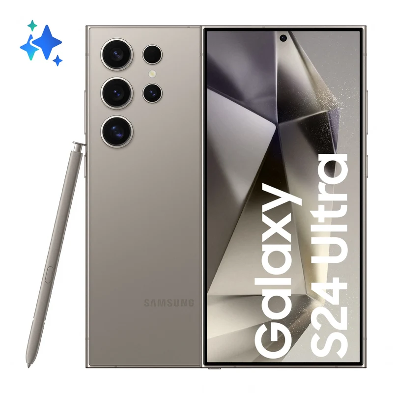 Samsung Galaxy S24 Ultra 512GB Titanio Grigio 6.8" QHD+ 200MP 5G Smartphone