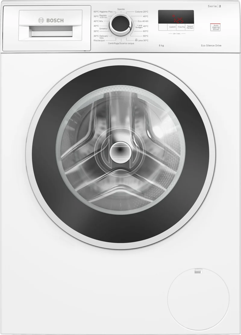 Bosch Lavatrice Serie 2 WGE03200IT 8kg 1400 giri/min Classe A Carica Frontale