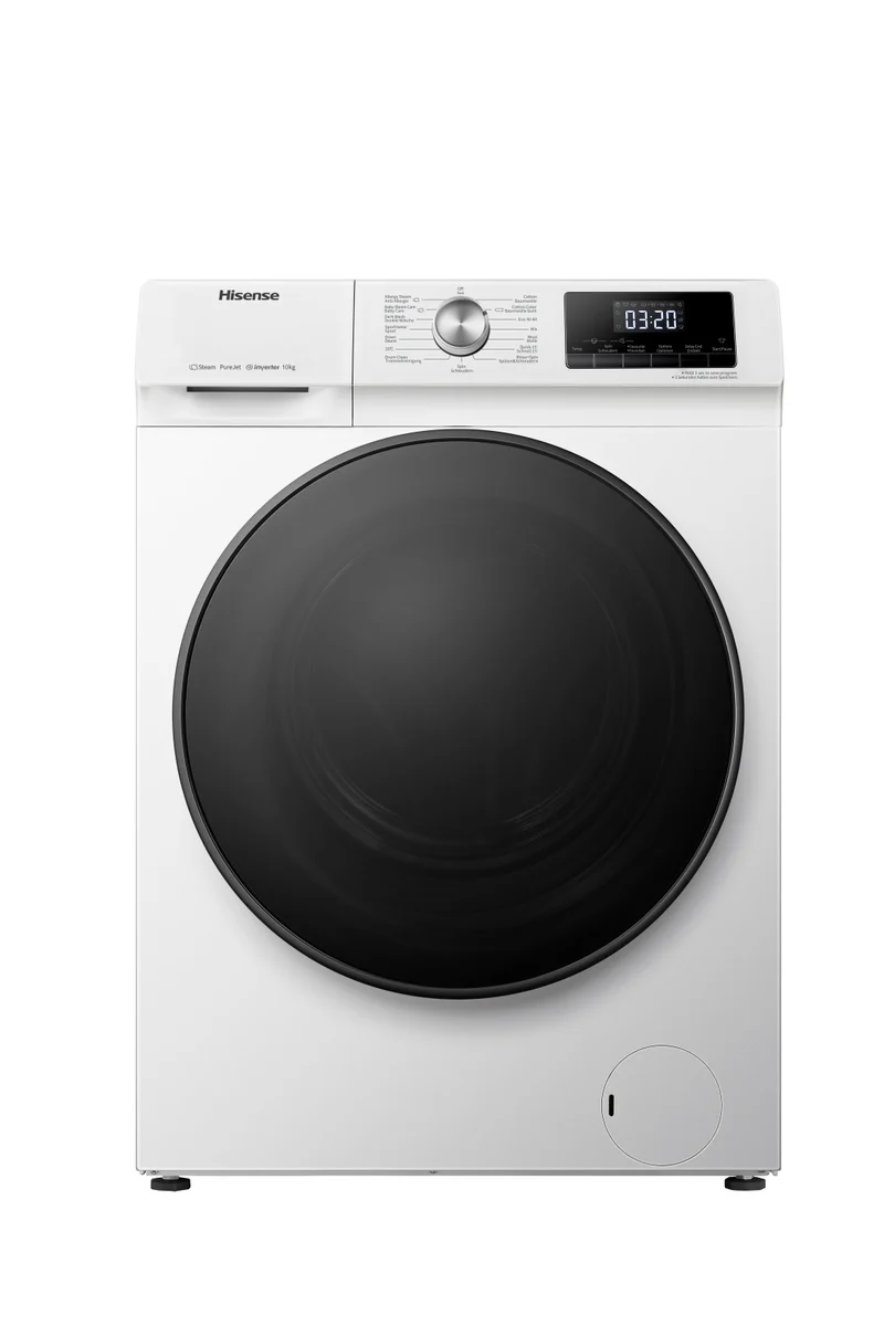 Hisense WFQA1014EVJM Lavatrice 10 kg Caricamento Frontale 1400 Giri/min A Bianco