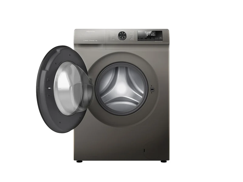 Hisense WFQP8014EVMT Lavatrice 8kg Caricamento Frontale 1400 Giri Classe A Inox