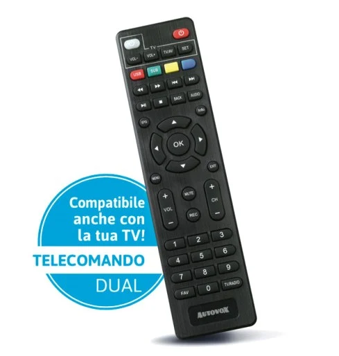 Telecomando Decoder Autovox 10200-10220