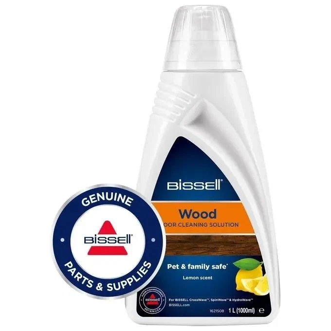 BISSELL 1788L DETERGENTE PER PAVIMENTI IN LEGNO PER MODELLI BISSELL CROSSWAVE/SPINWAVE, FRAGRANZA LIMONE 1L