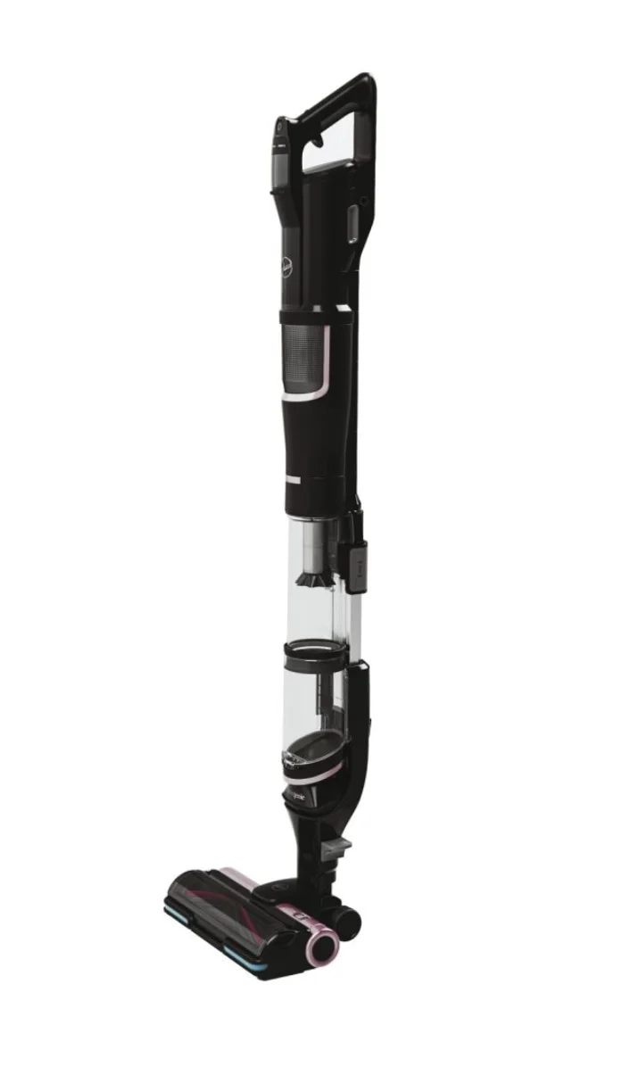 Ⓜ️🔵🔵🔵 Hoover HFX10P 011 - Scopa elettrica senza filo HFX Senza sacco, SVUOTAMENTO SUPER-FACILE, Throw-Off, capacità container 1,2 litri, 21.6 V, durata batteria fino a 30 min, ricarica in 3,5 h, Urban Black