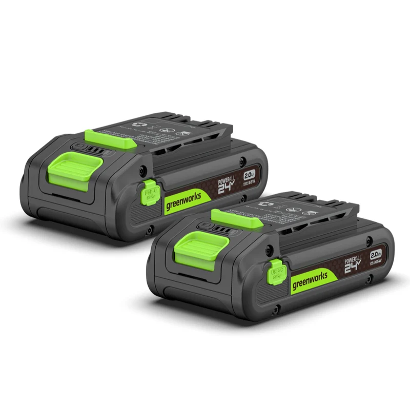 POWERALL 24V 2x Batterie USB-C ad alta prestazioni 2Ah