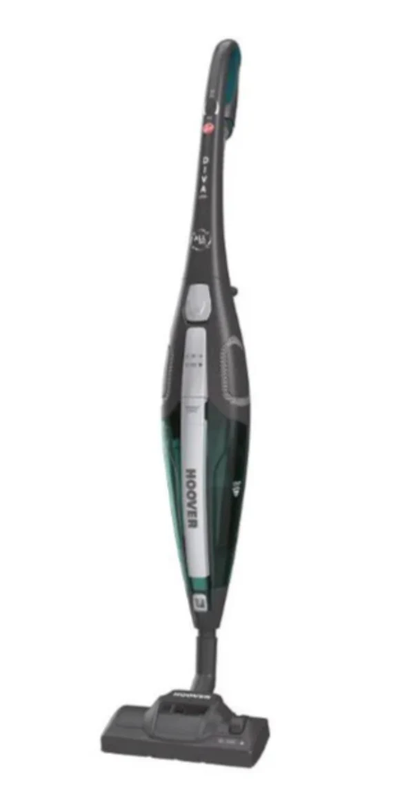 Ⓜ️🔵🔵🔵 Hoover DVE02BL 011 - [📦🚨Spedizione immediata!🚚💨] Scopa elettrica con filo Diva Senza sacco con possibilità di utilizzarlo, Tecnologia Cyclean, capienza 0,8 litri, potenza 750 W, rumorosità 79 dBA