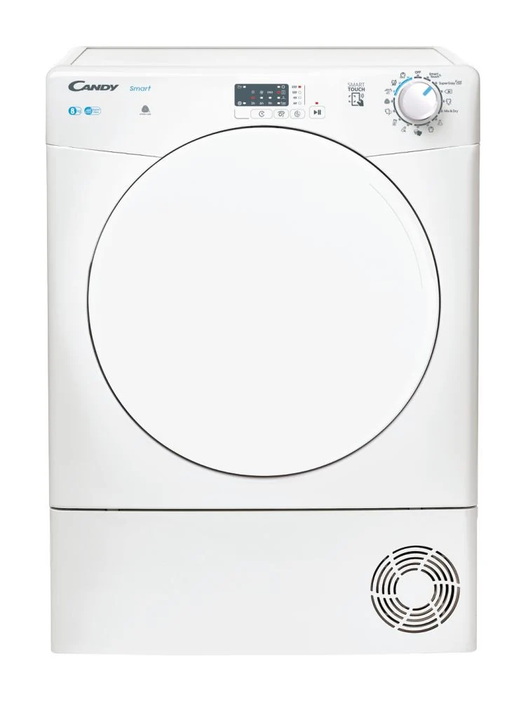 Candy CSE C8LF-S Asciugatrice Smart 8kg Carica Frontale Classe B 16 Programmi Bianco