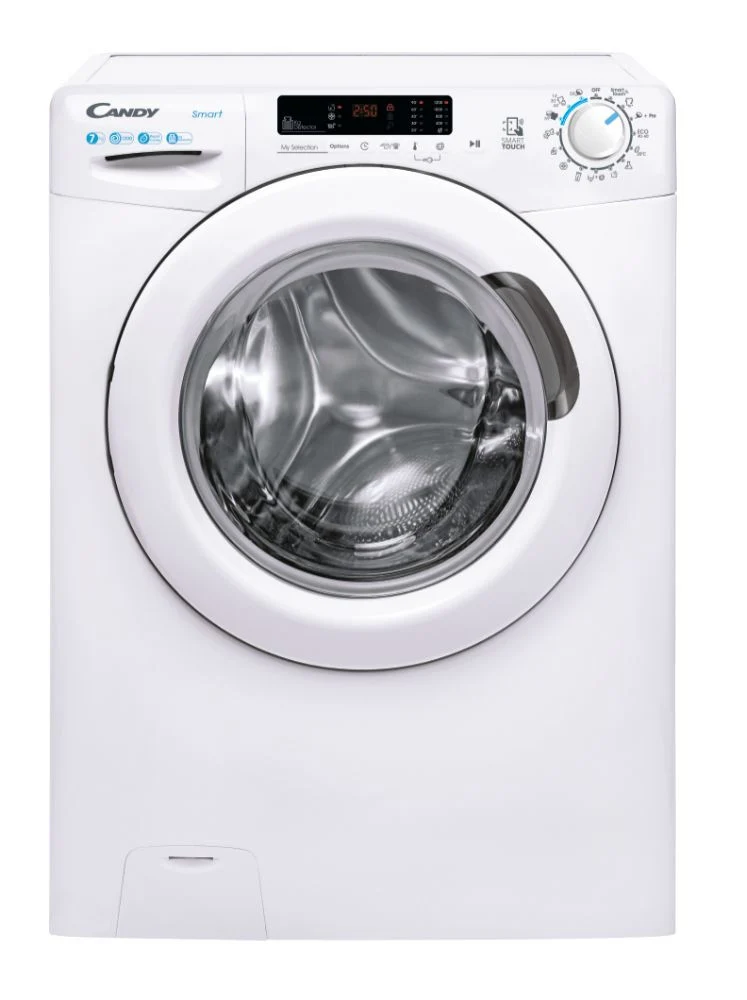 Candy Lavatrice Smart CS4 1272DE1S Caricamento Frontale 7kg 1200 Giri Classe D Bianco