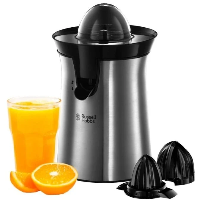Russell Hobbs 22760-56 Spremiagrumi Elettrico 60W 2 Coni Intercambiabili Antigoccia Lavastoviglie colore Acciaio Inox